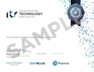 ITS Certification Sample 0221-1